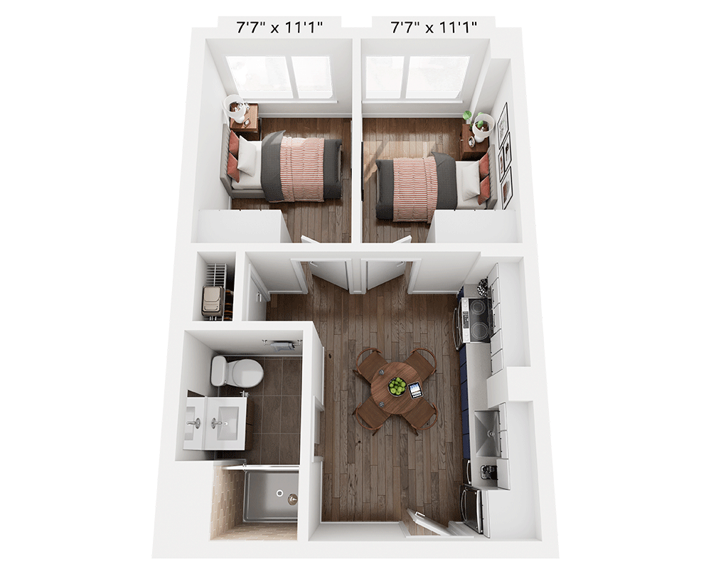 Two Bedroom B1A