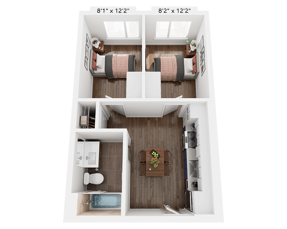 Two Bedroom B1B