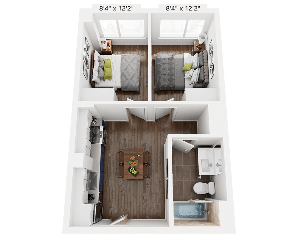 Two Bedroom B1C