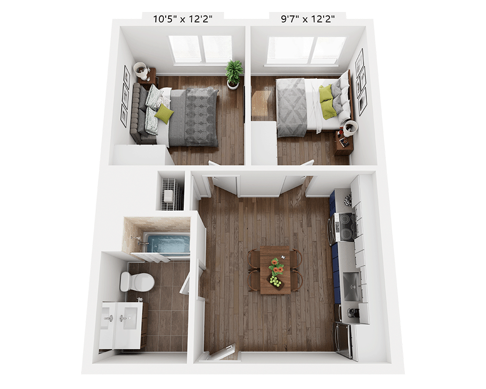 Two Bedroom B1J