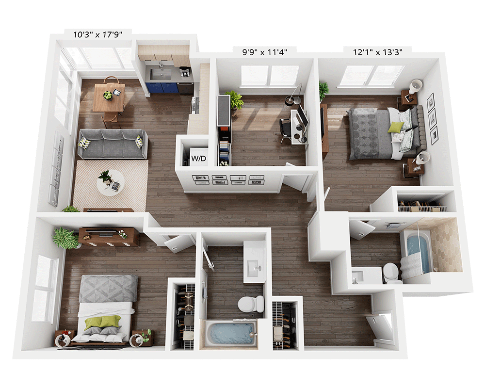 Two Bedroom B2F