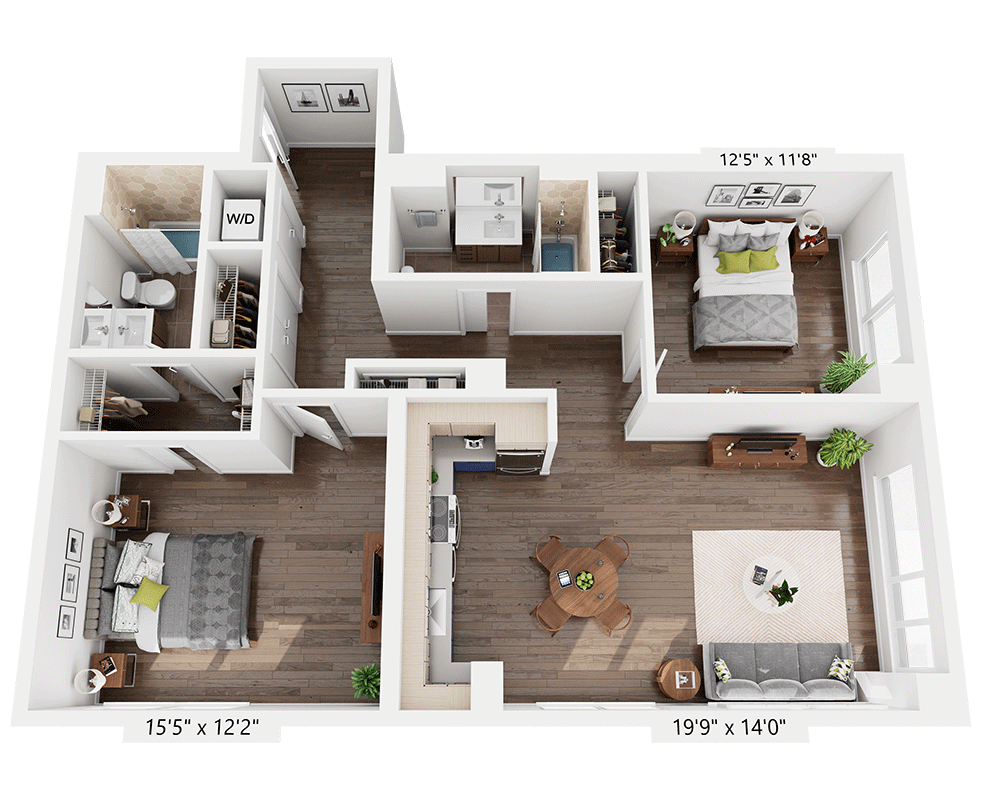 Two Bedroom B2H