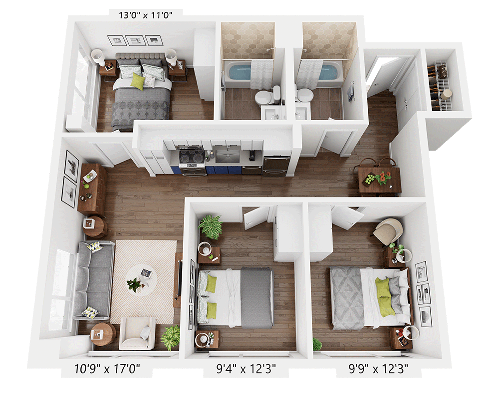 Three Bedroom C2G