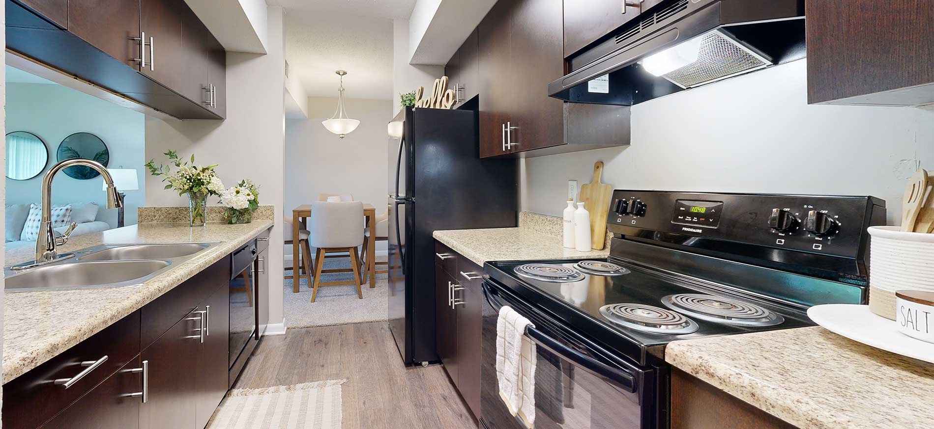 Brookridge apartment kitchen