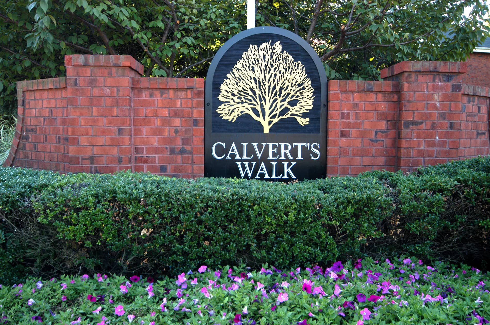 Calvert's Walk Sign