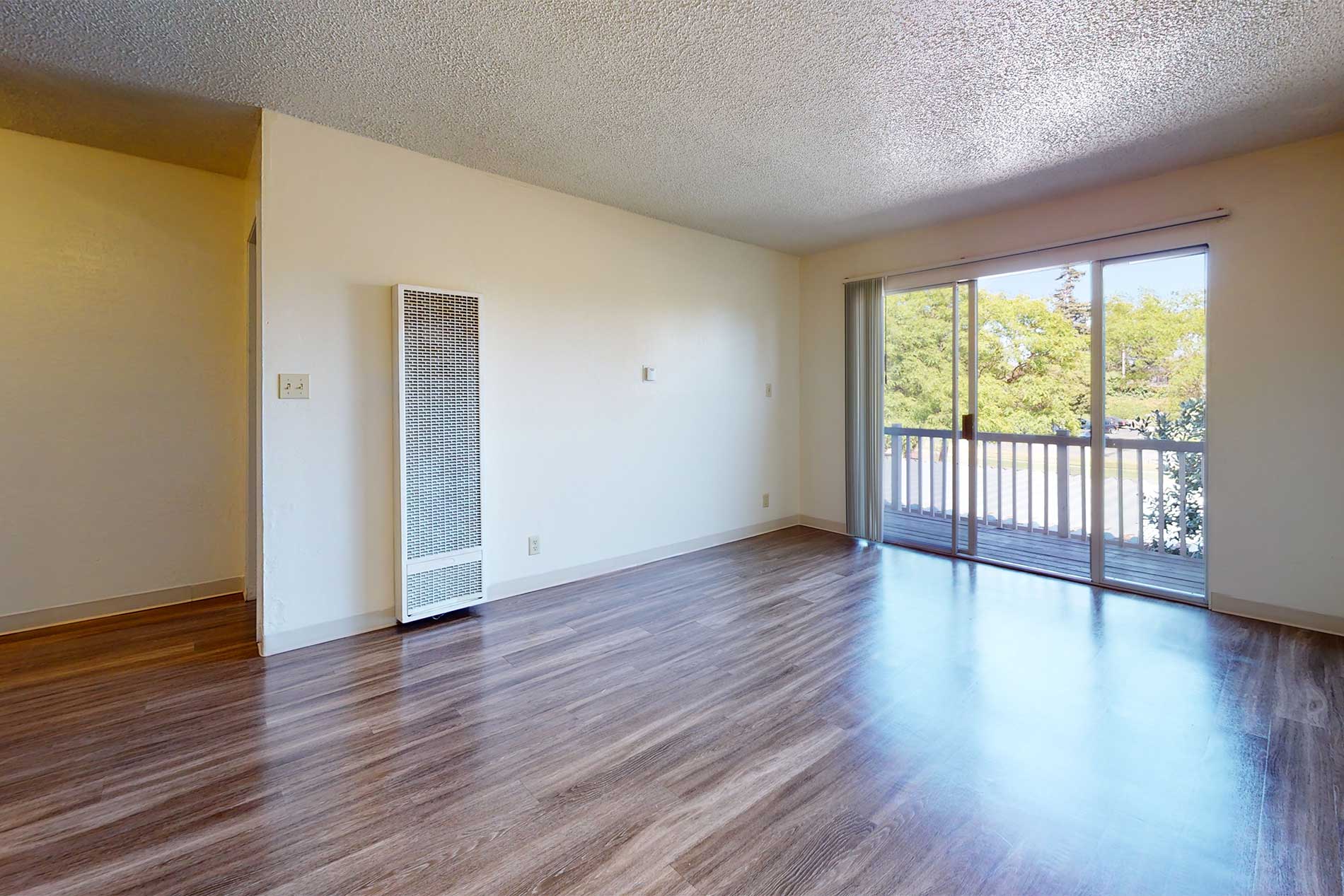 Cambridge court apartment living room