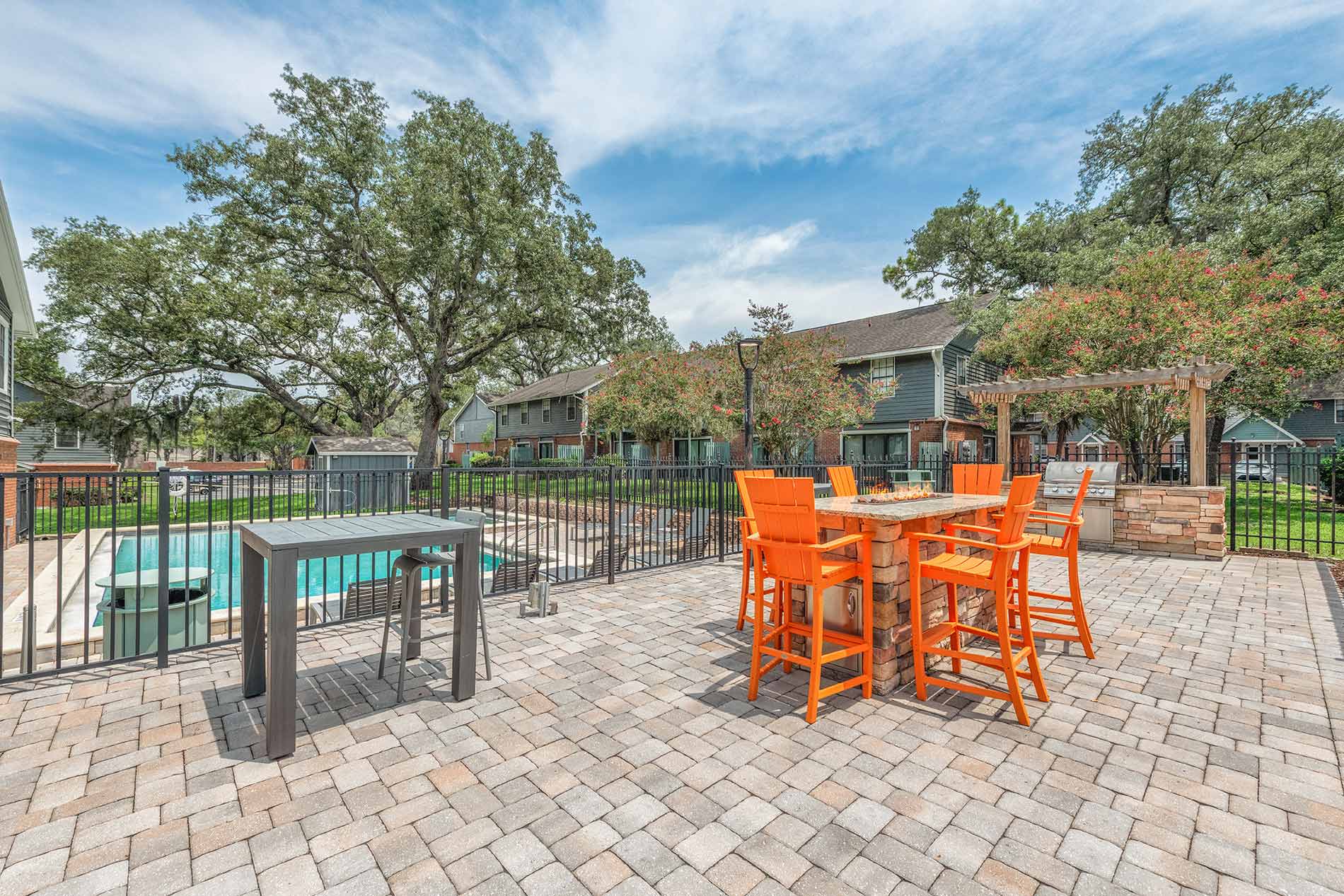 Cambridge Woods pool and fire pit area - Tampa, FL