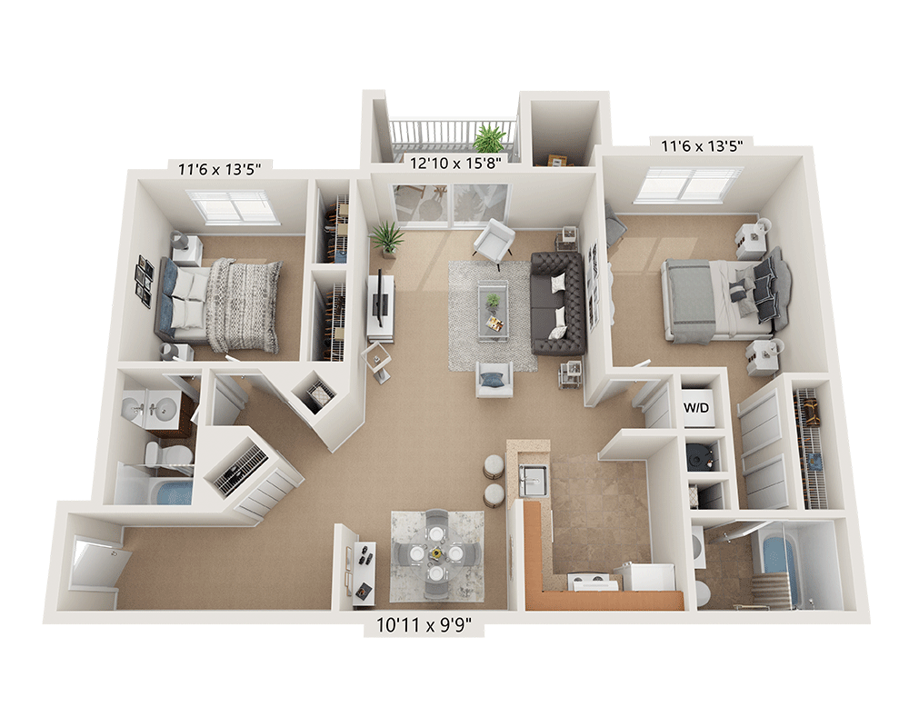 Two Bedroom B2C