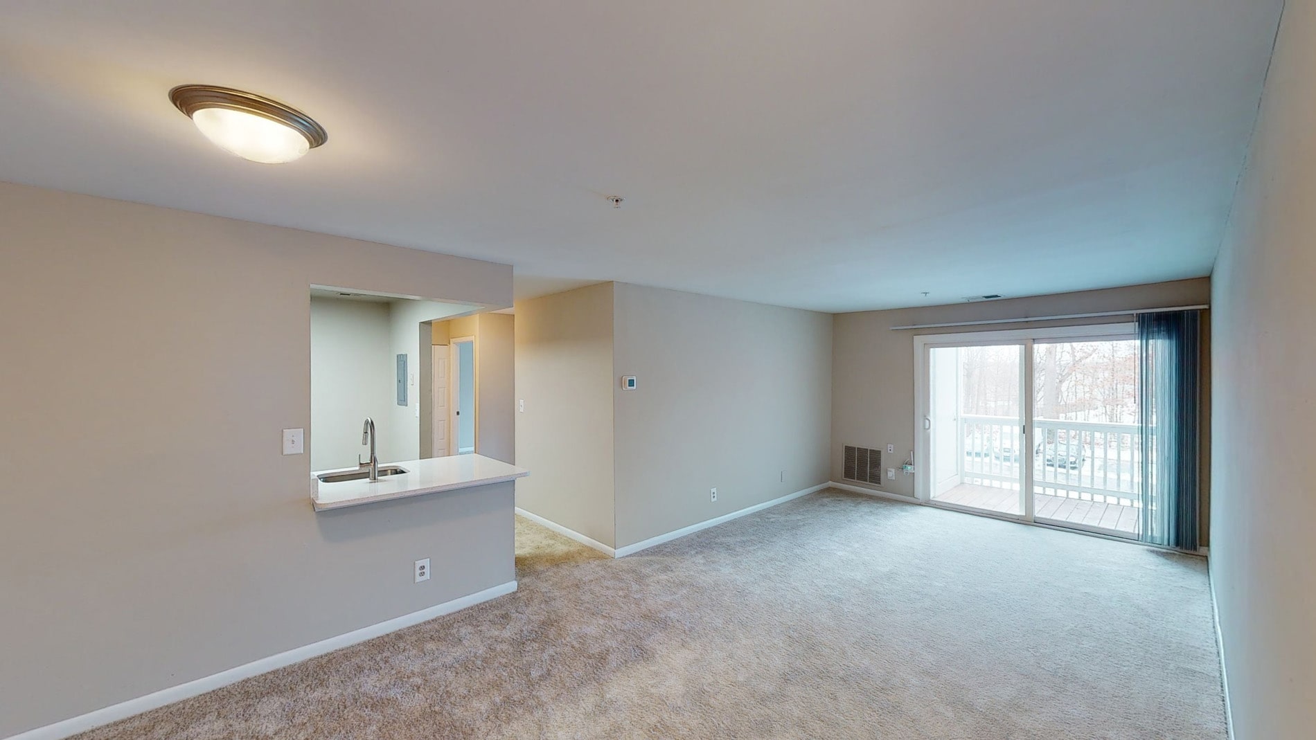 Canterbury apartment living room