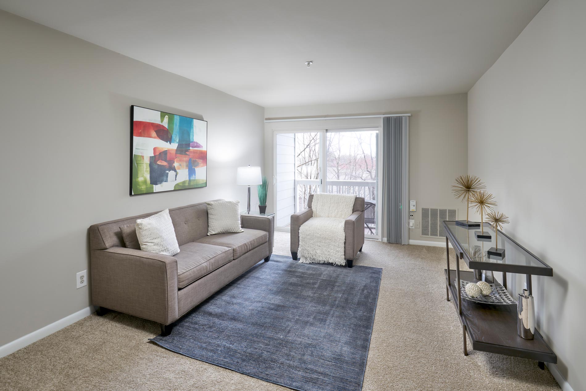 Canterbury staged living room