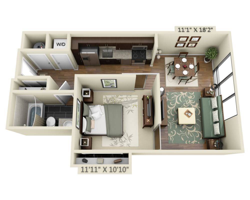 One Bedroom A1C