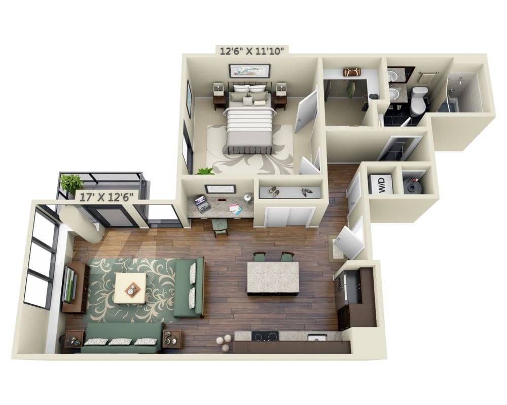 One Bedroom A1J