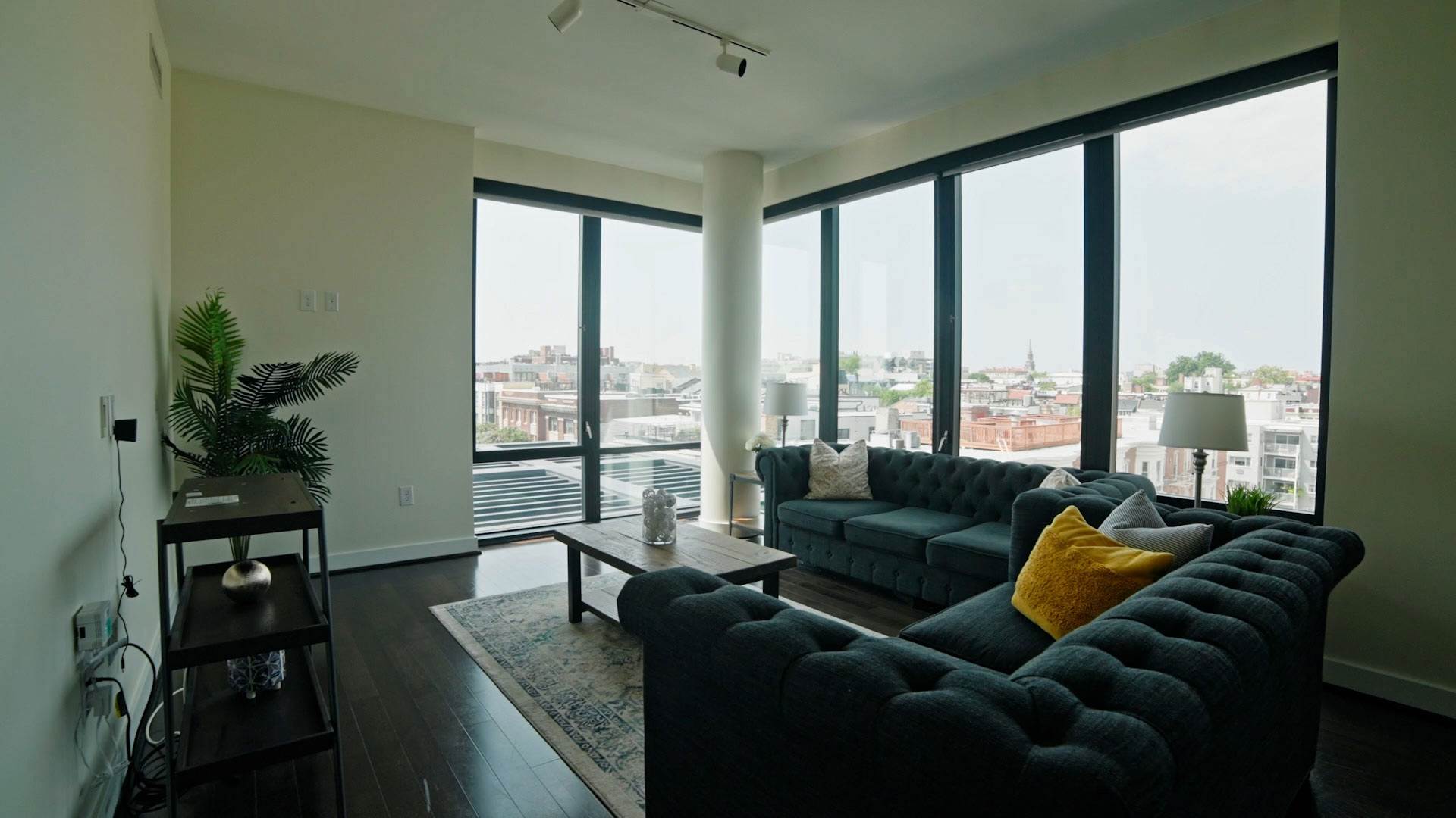 Capitol View Staged living room