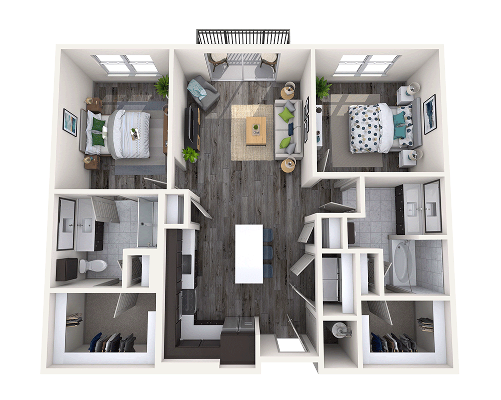 Two Bedroom B2A