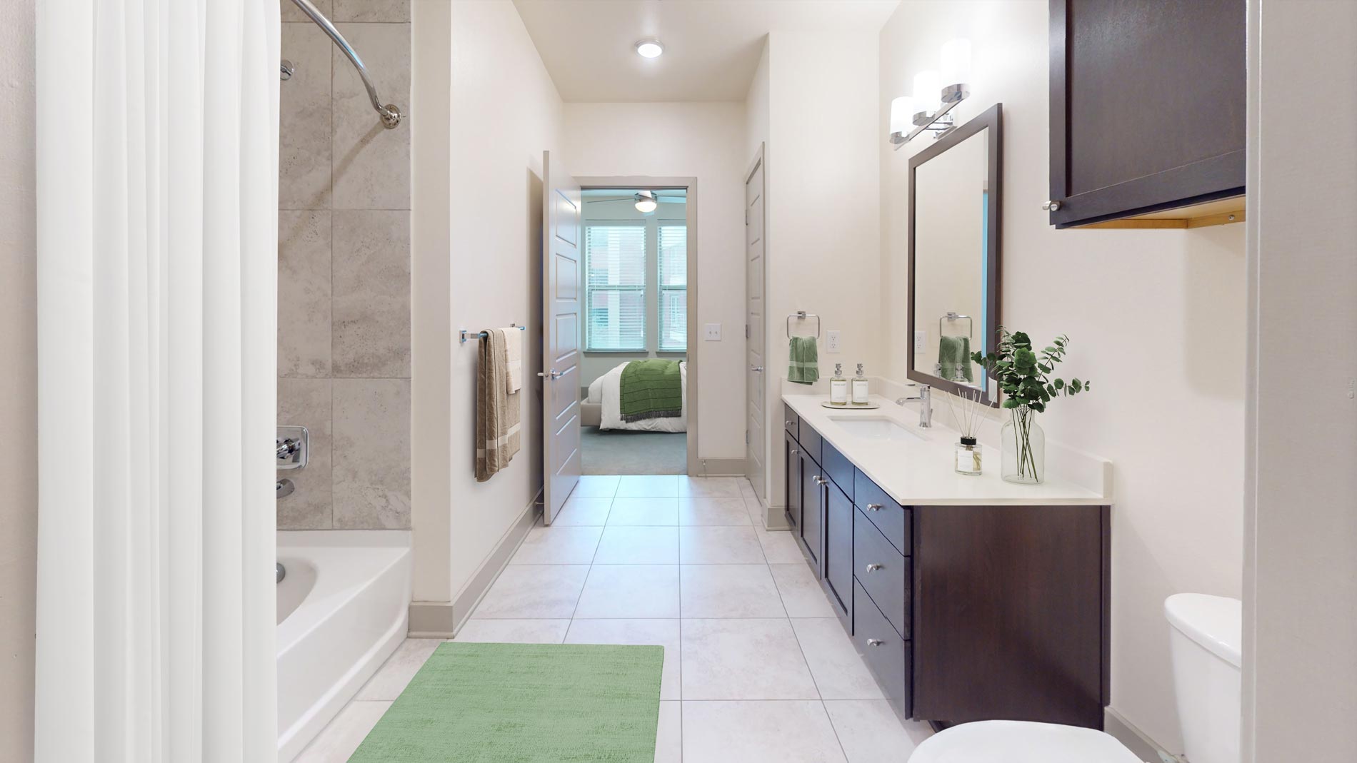 Central Square staged bathroom