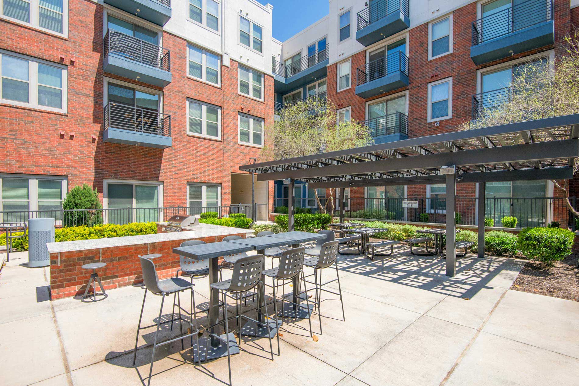 Central Square at Frisco grilling area