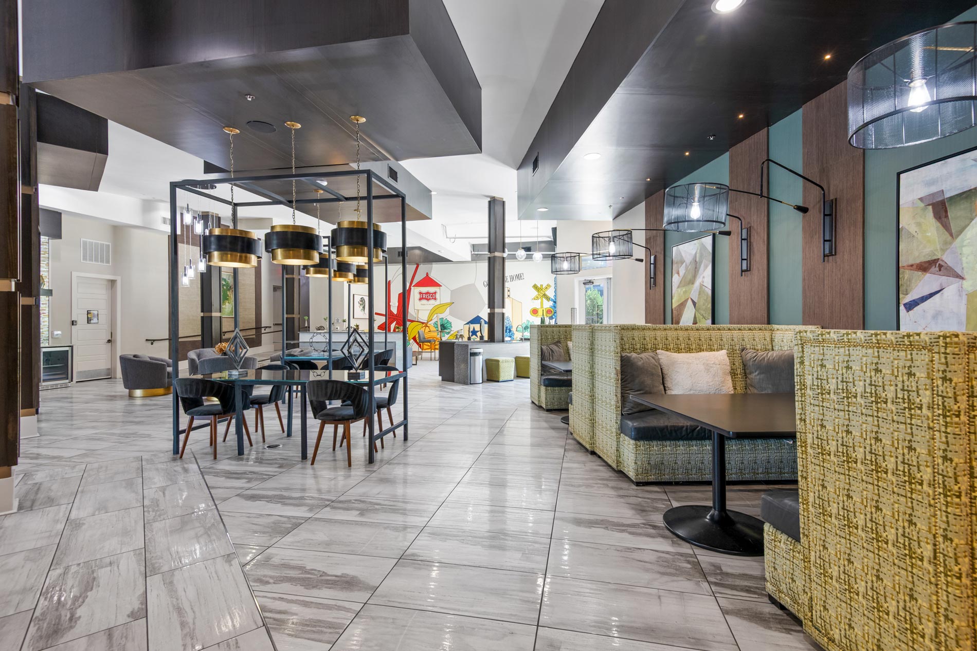 Central Square at Frisco resident lounge