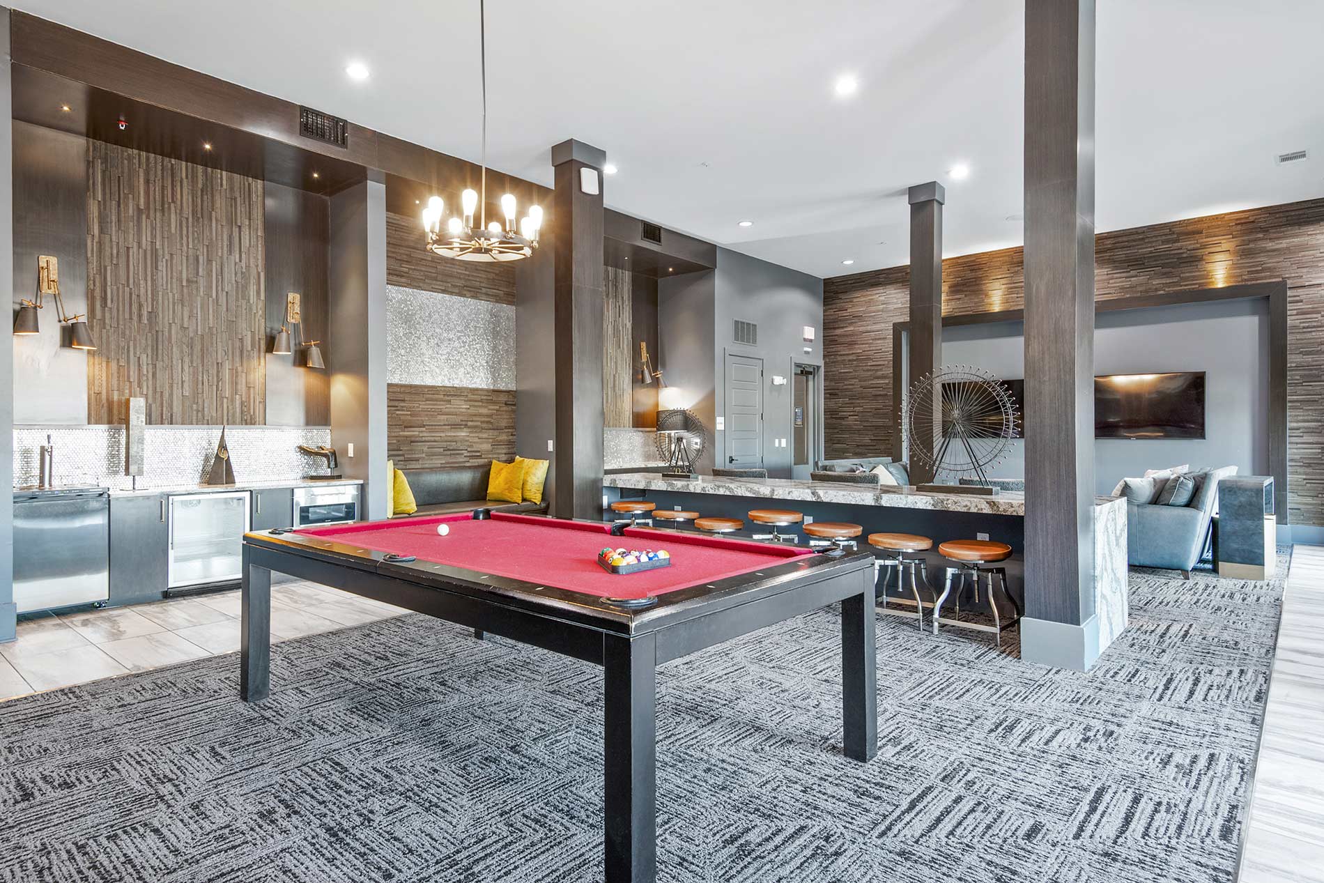 Central Square at Frisco Resident lounge