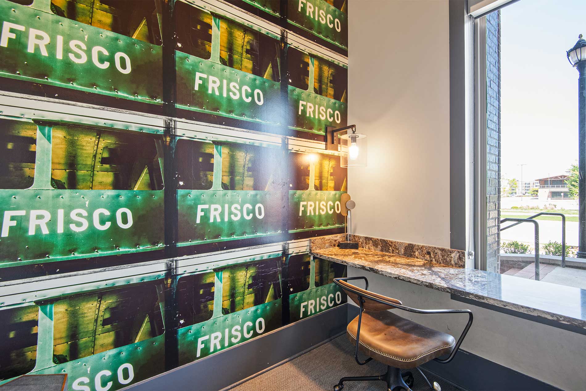 Central Square at Frisco community coworking lounge