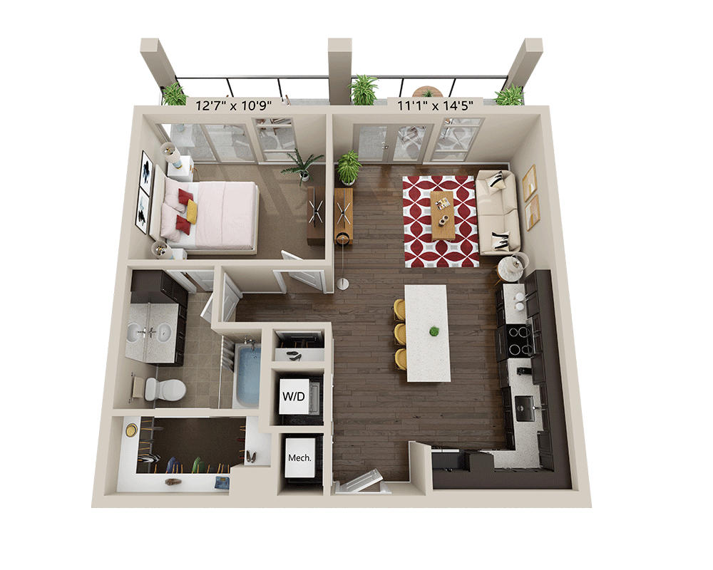 One Bedroom A1O