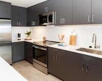 Cirrus Apartments Staged Kitchen