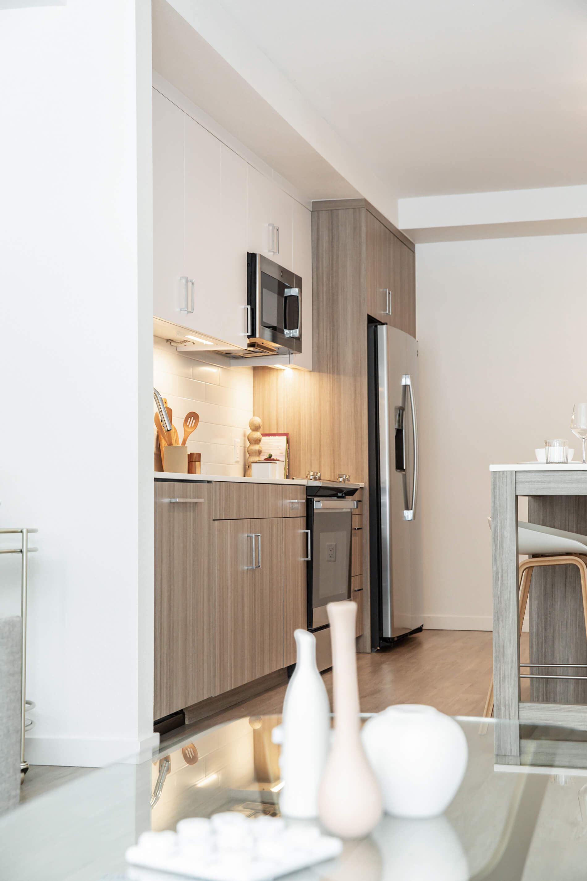 Cirrus Apartments Staged Kitchen