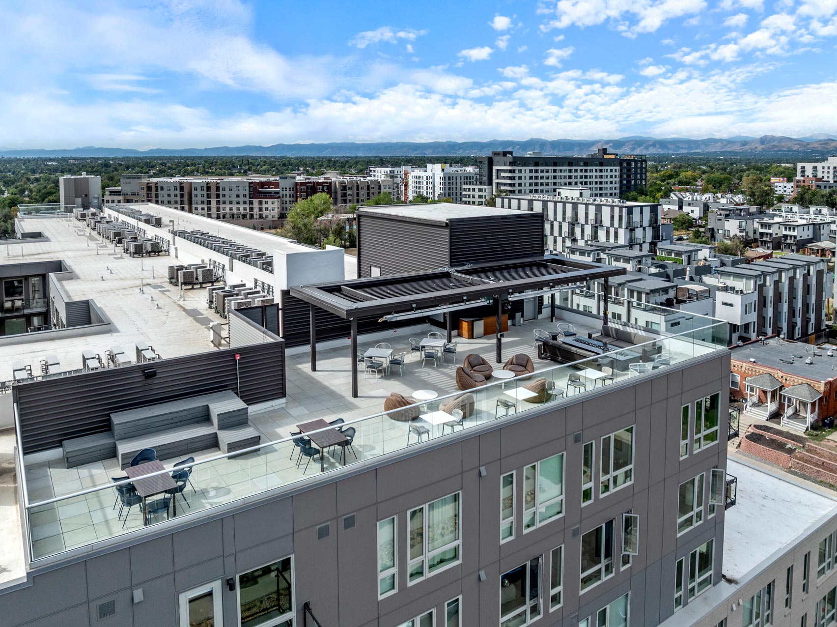 Cirrus drone roof deck