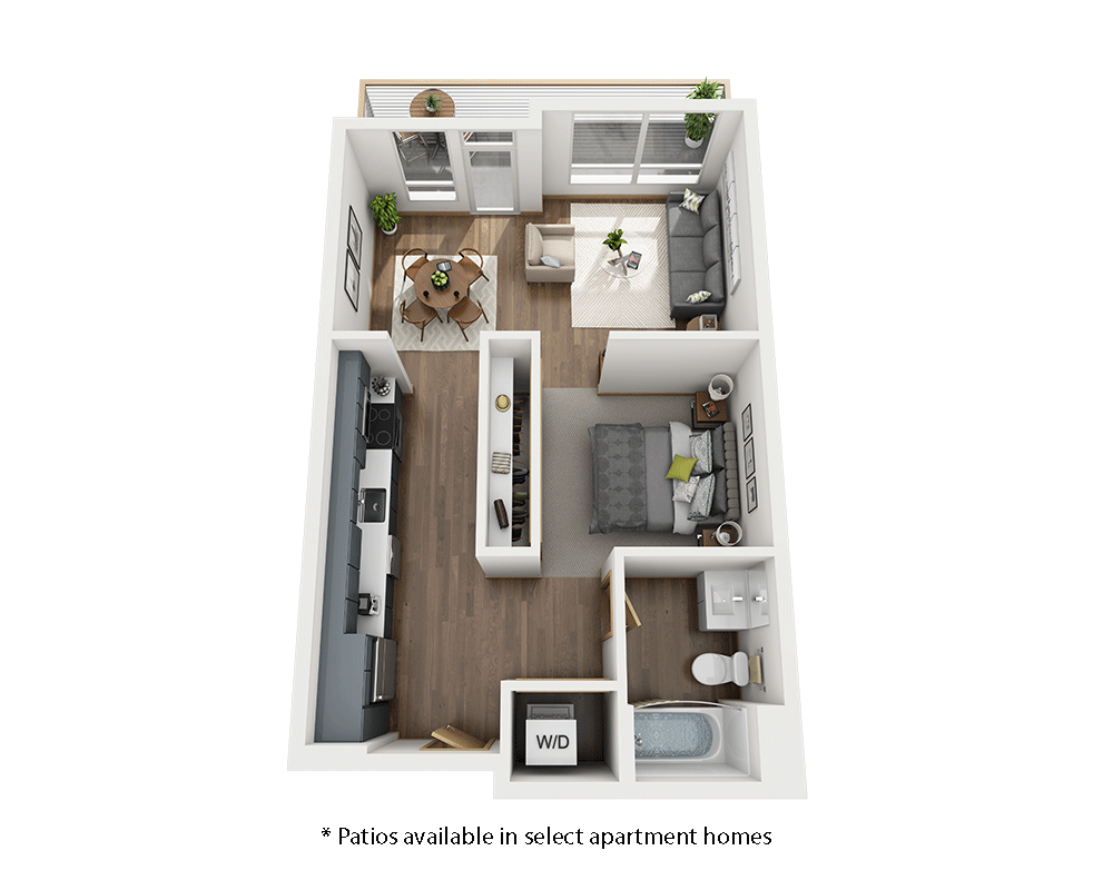 One Bedroom A1A-CL1