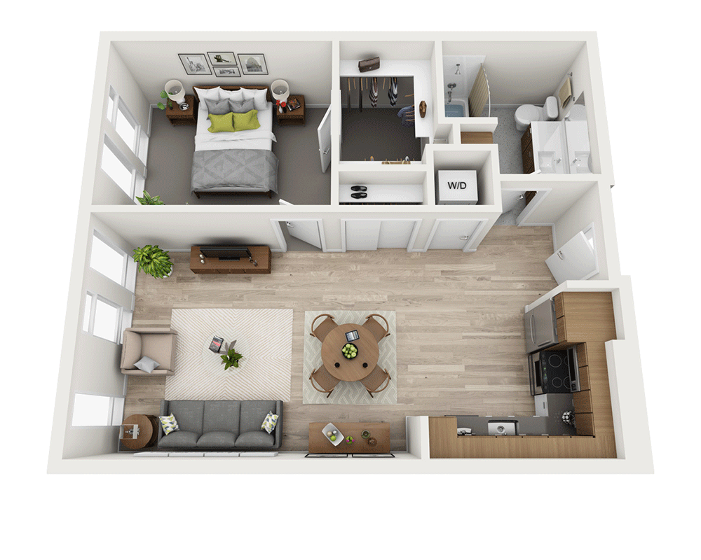 One Bedroom A1A-CL2