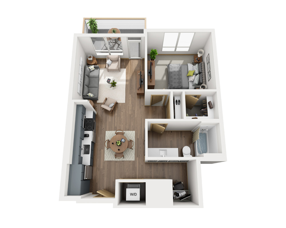One Bedroom A1AD-1-CL1