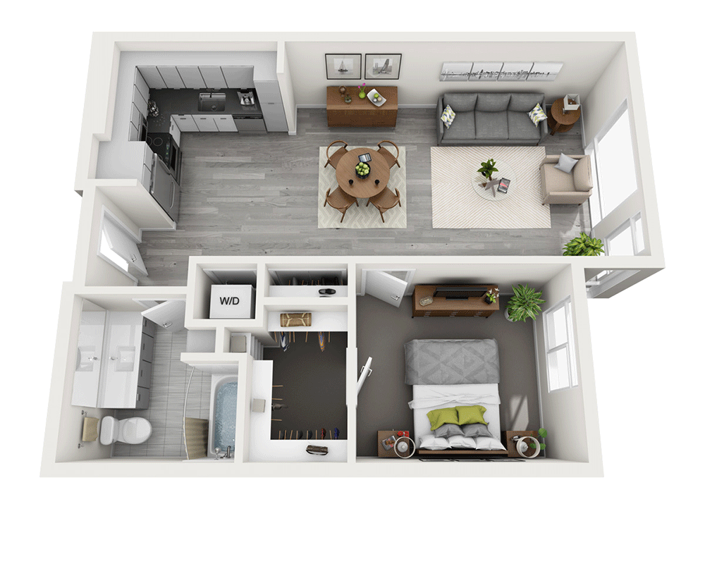 One Bedroom A1C-CL2