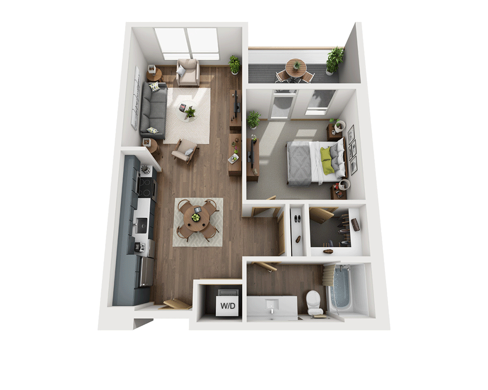 One Bedroom A1D-CL1