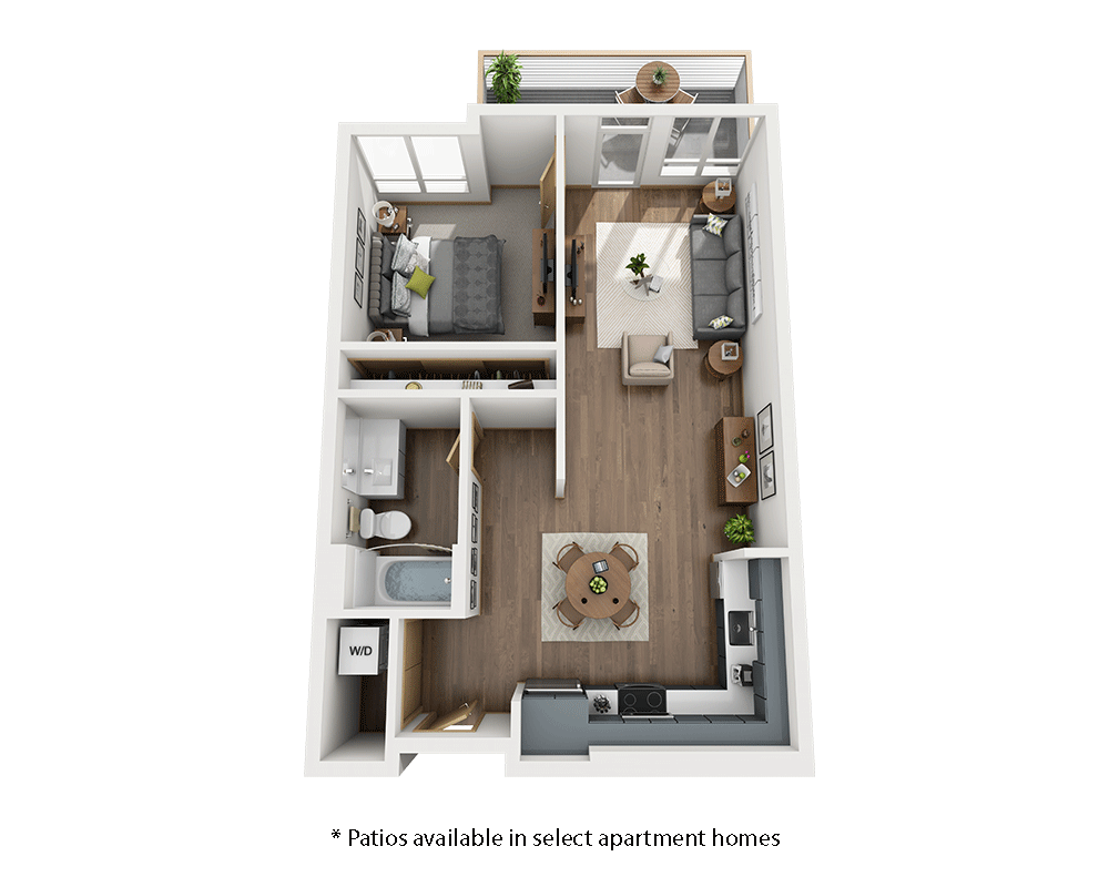 One Bedroom A1F-CL1
