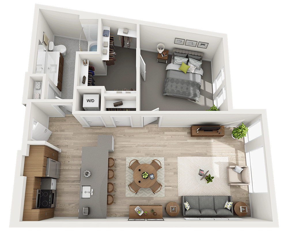 One Bedroom A1F-CL2