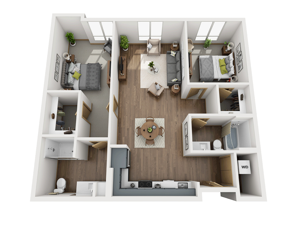 Two Bedroom B2C-CL1