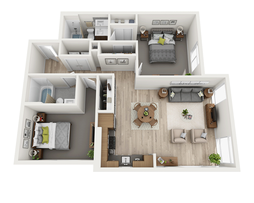 Two Bedroom B2F-CL2