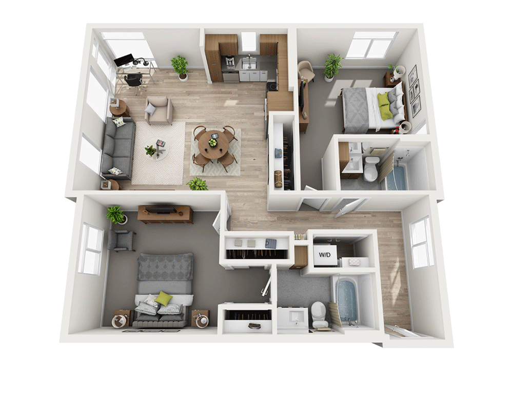 Two Bedroom B2H-CL2