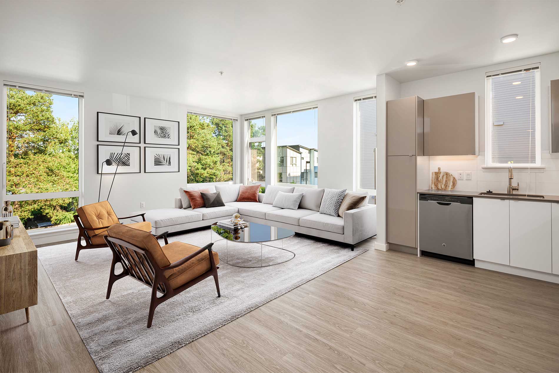 Cityline apartment living room