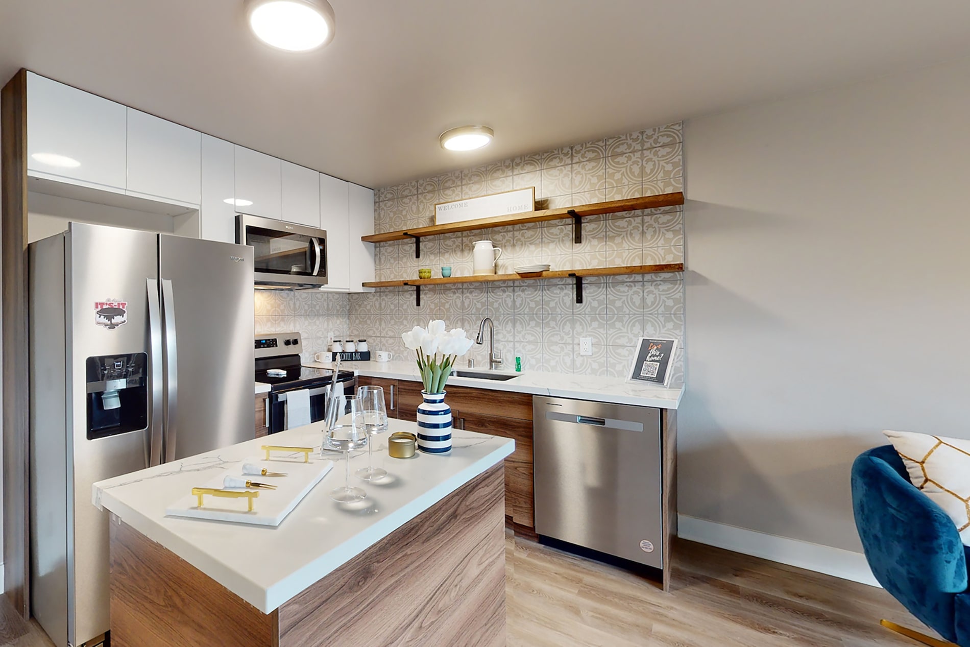 CitySouth apartment kitchen