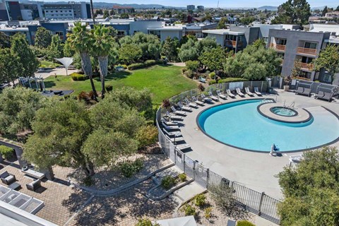 City South drone building pool
