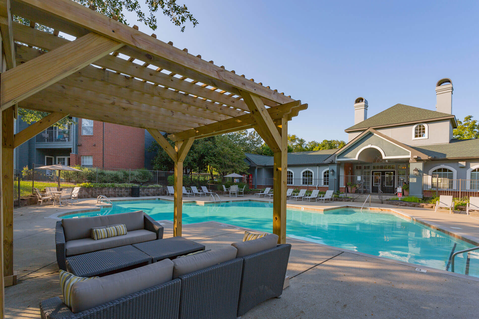 Colonnade swimming pool