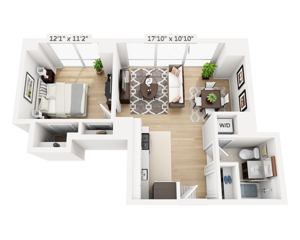 One Bedroom (A1A-805)