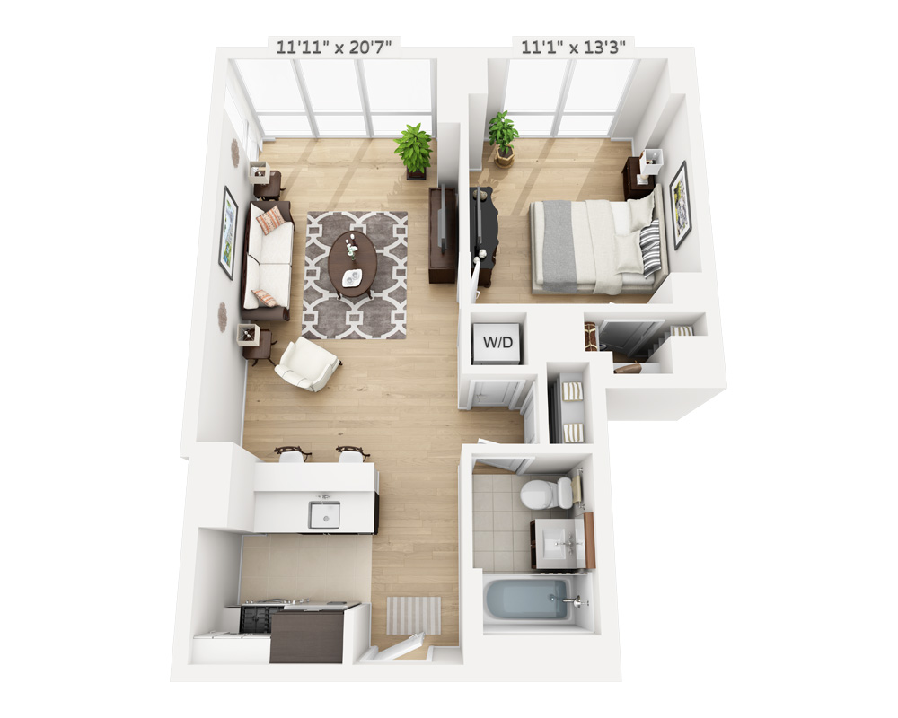 One Bedroom (A1B-795)