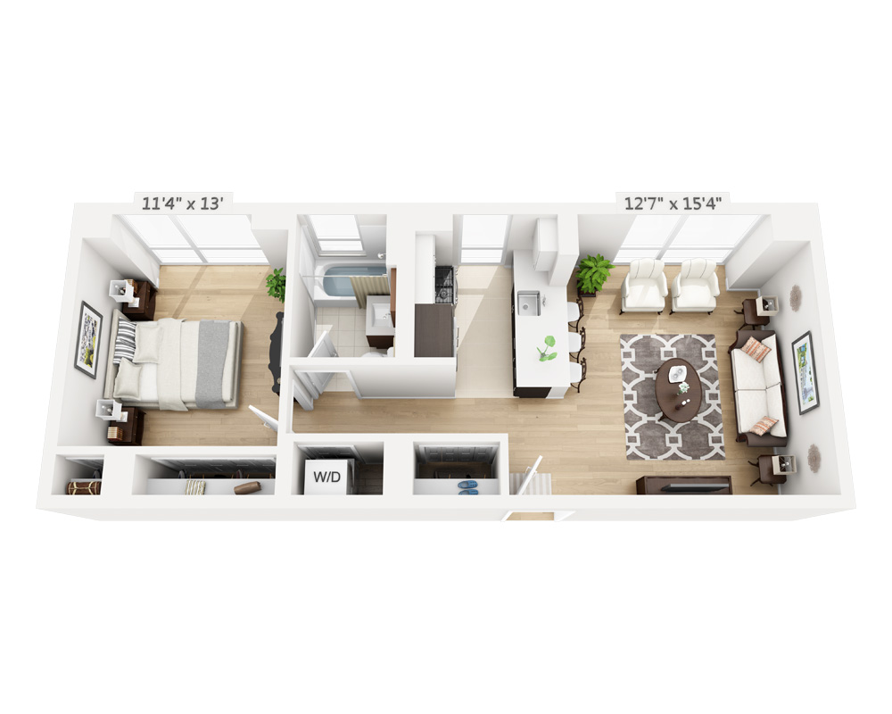 One Bedroom (A1B-801)