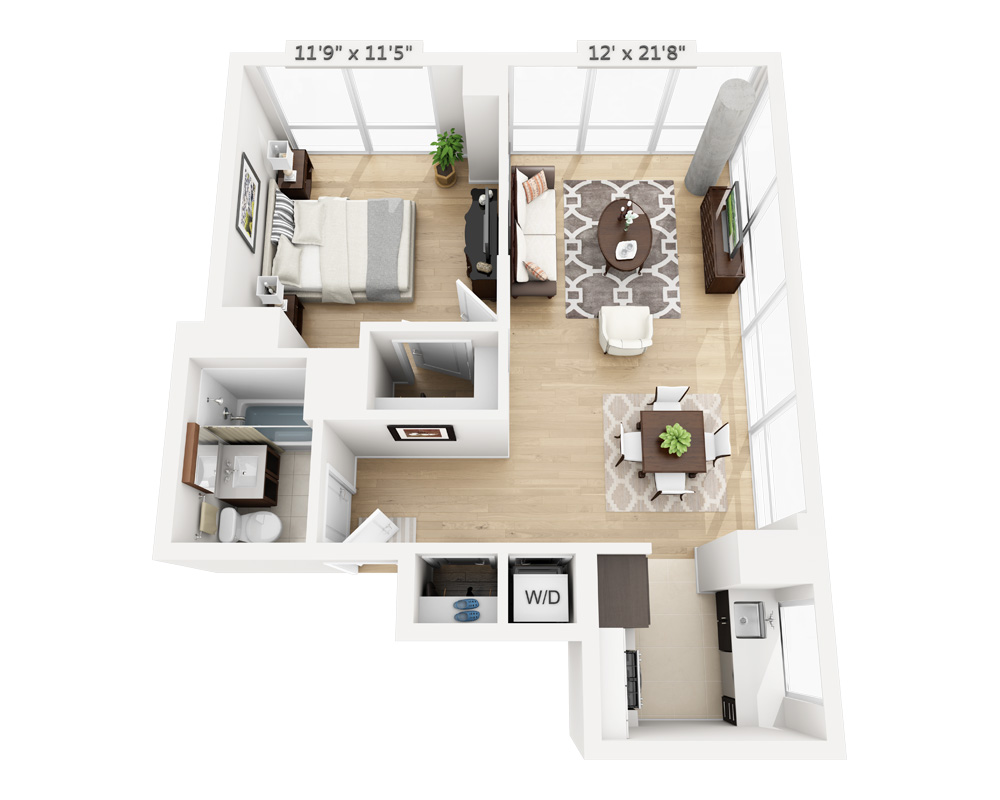One Bedroom (A1B-805)