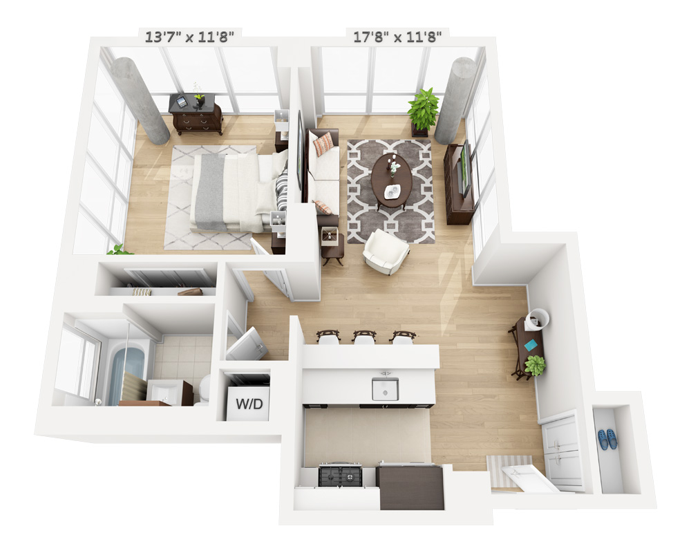One Bedroom (A1C-775)