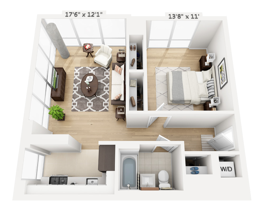 One Bedroom (A1C-805)