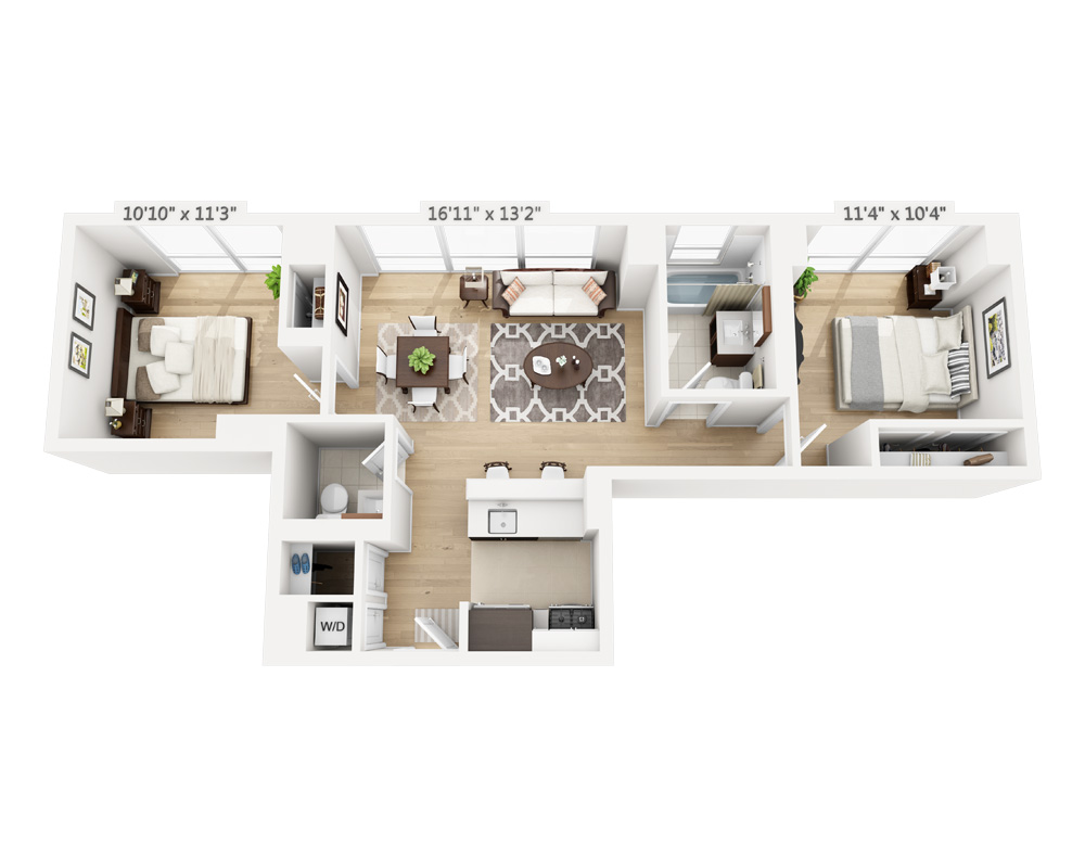 Two Bedroom (B1.5A-808)