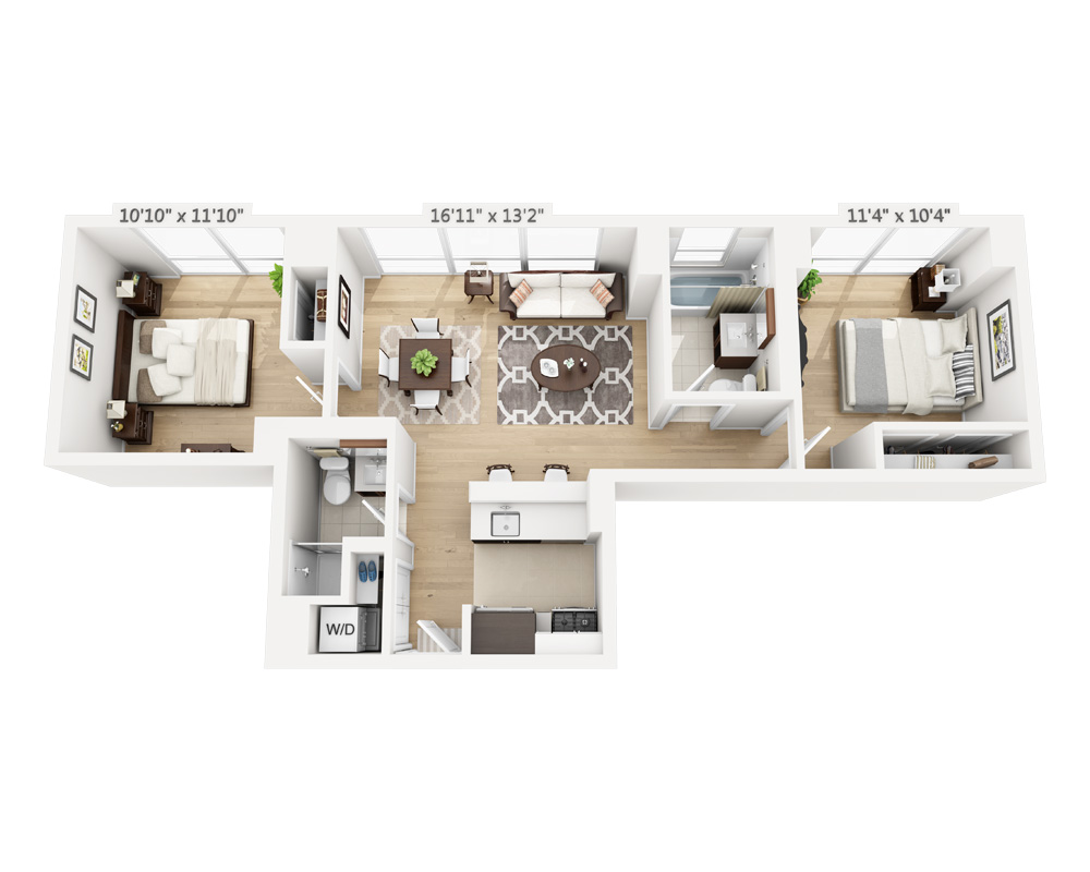 Two Bedroom (B2A-808)