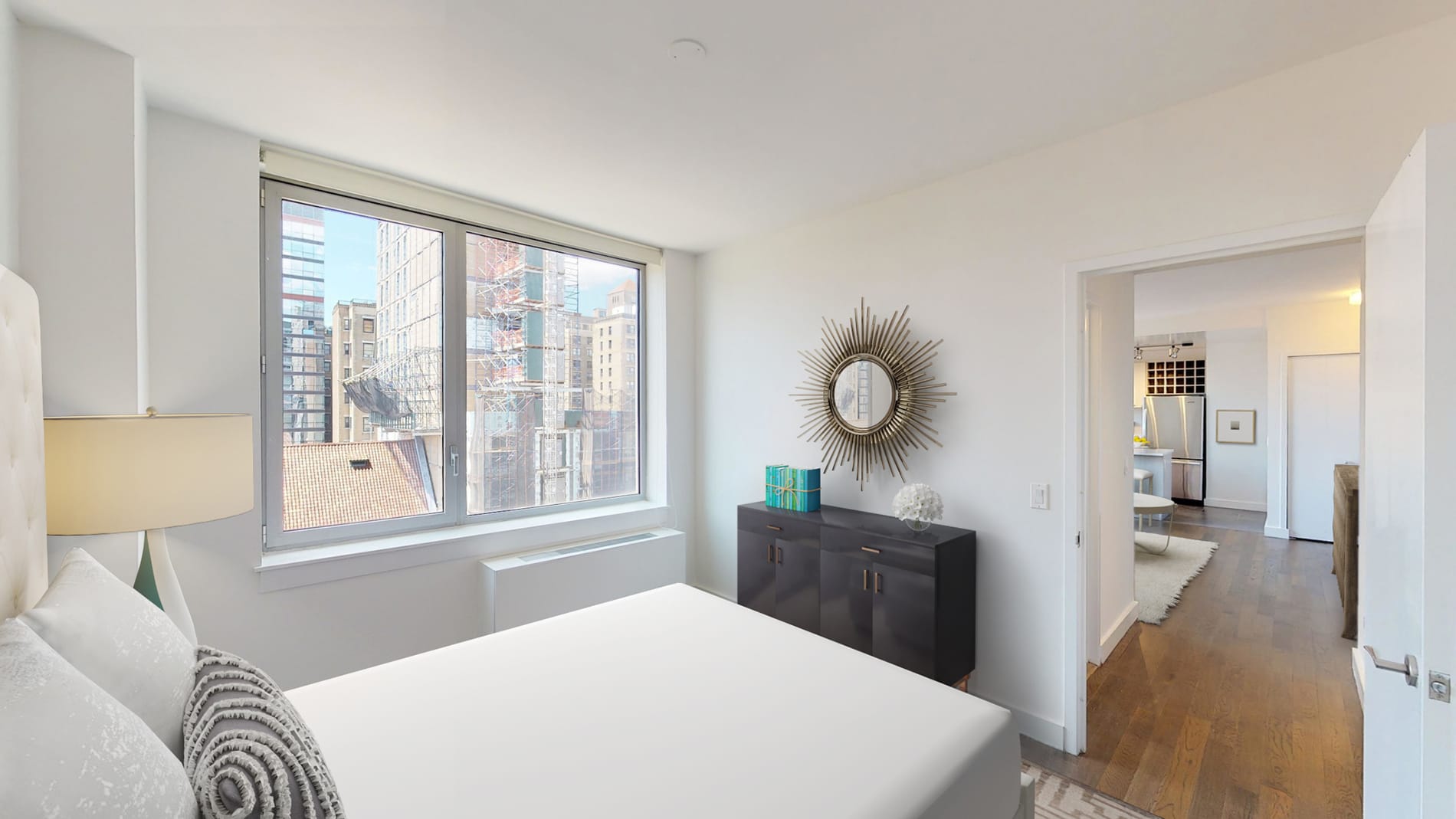 Columbus Square Apartment Virtually Staged by Rooomy